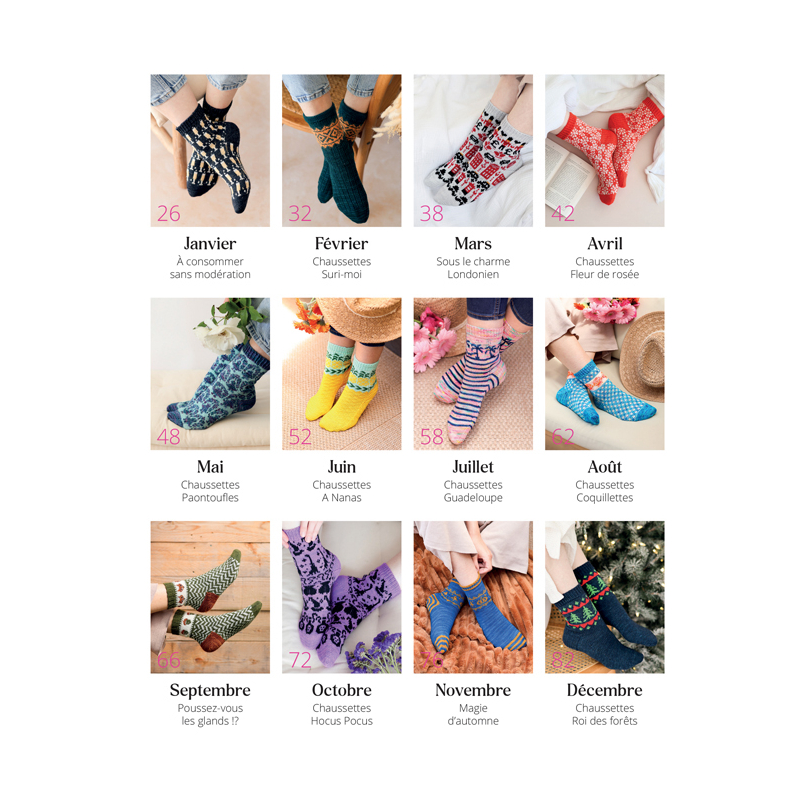 Les chaussettes au tricot Tricot