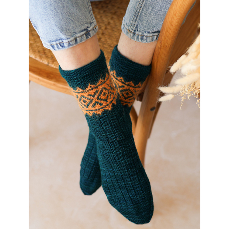 Les chaussettes au tricot Tricot