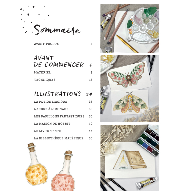 L'aquarelle au pays des merveilles Beaux-arts
