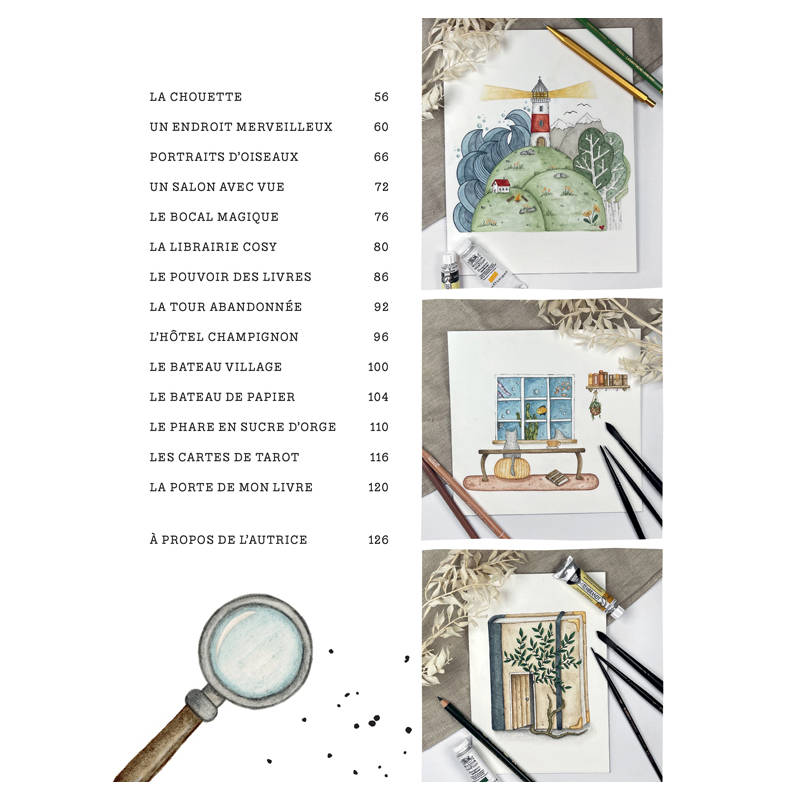 L'aquarelle au pays des merveilles Beaux-arts