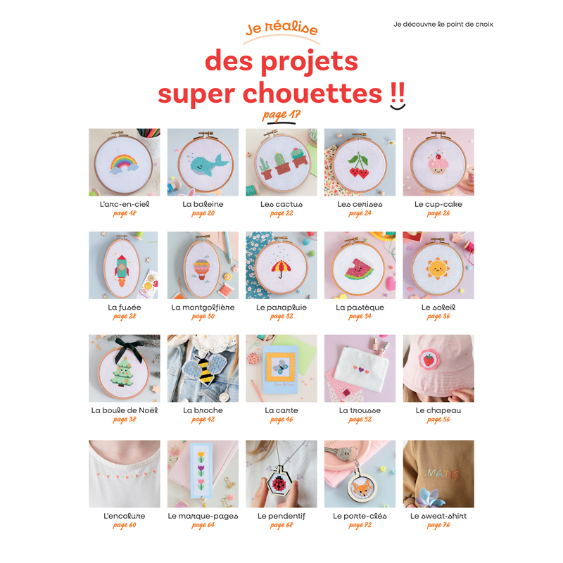 Je découvre le point de croix Collection JE DÉCOUVRE