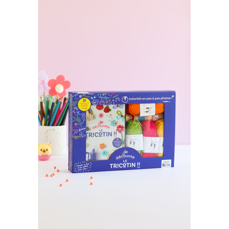 Coffret Je découvre le tricotin Kit COFFRETS