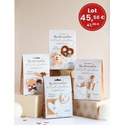Lot Feutrine Noël – 8 décorations DIY magiques signées Léa Louvet Lot COFFRETS