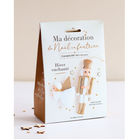 Lot Feutrine Noël – 8 décorations DIY magiques signées Léa Louvet