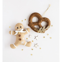 Lot Feutrine Noël – 8 décorations DIY magiques signées Léa Louvet Lot COFFRETS