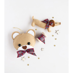 Lot Feutrine Noël – 8 décorations DIY magiques signées Léa Louvet Lot COFFRETS