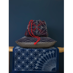 Accessoires & déco en sashiko Nouvelle édition Livre Broderie