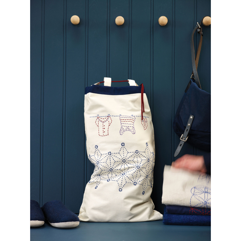 Accessoires & déco en sashiko Nouvelle édition Livre Broderie