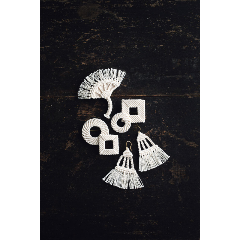 Bijoux & accessoires en macramé Livre DIY