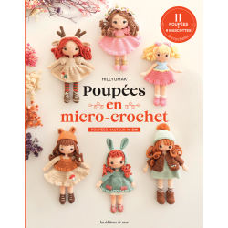 Poupées en micro-crochet Livre Crochet