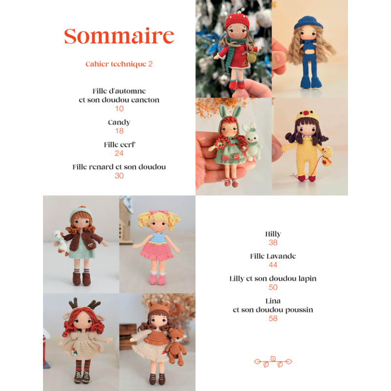 Poupées en micro-crochet Livre Crochet