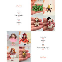 Poupées en micro-crochet Livre Crochet