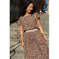 Coffret couture jupe longue léopard - Occasion Kit Couture