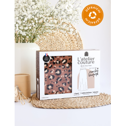 Coffret couture jupe longue léopard - Occasion Kit Couture
