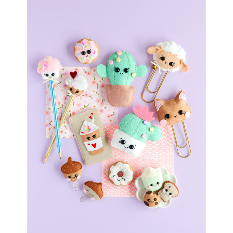 Coffret Mon univers Kawaï en feutrine - Occasion Kit DIY
