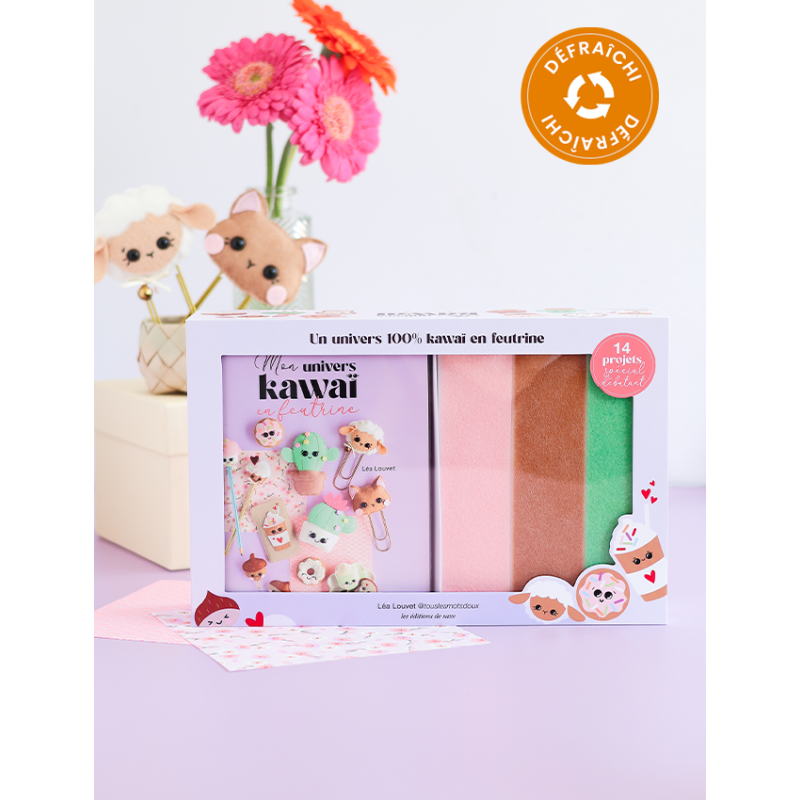 Coffret Mon univers Kawaï en feutrine - Occasion Kit DIY