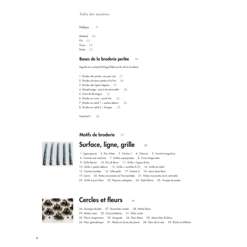 Broderie perlée haute-couture Livre Broderie