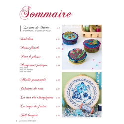 Broderies de Marie N°26 : le stumpwork Livre Broderie