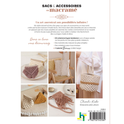 20 sacs & accessoires en macramé Livre DIY