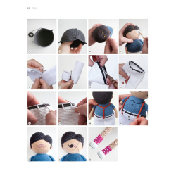 Lula & sa drôle de famille au crochet : 15 poupées uniques extravagantes Livre Crochet