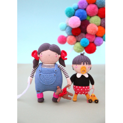 Lula & sa drôle de famille au crochet : 15 poupées uniques extravagantes Livre Crochet