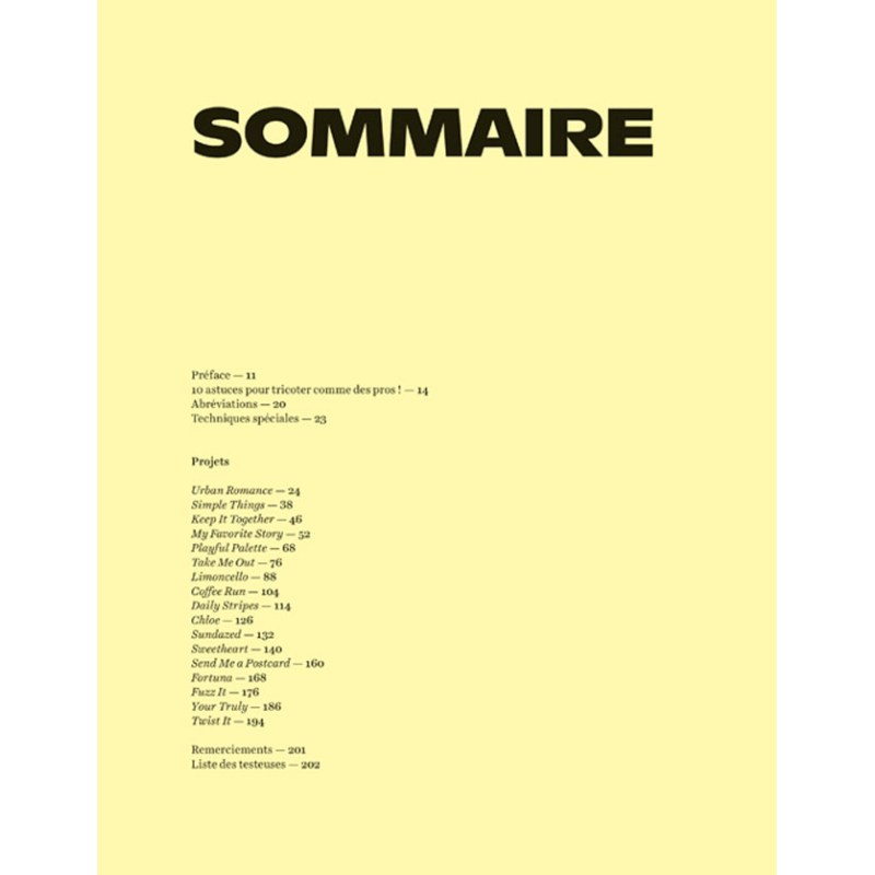 Tricotez vos projets préférés - 17 patrons simples et élégants Livre Tricot