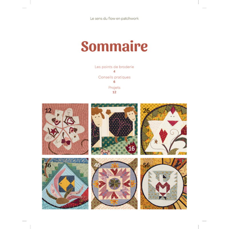 Le sens du flow en patchwork - 15 projets Livre Patchwork