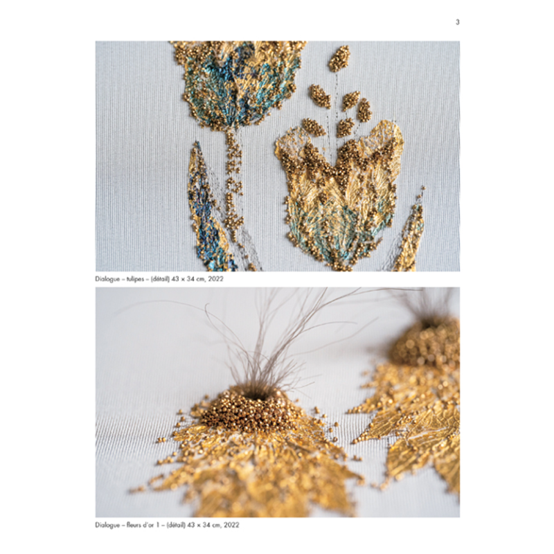 Broderie d'art en perles et paillettes Livre Broderie