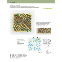 Broderie d'art en perles et paillettes Livre Broderie