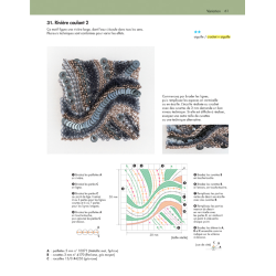 Broderie d'art en perles et paillettes Livre Broderie