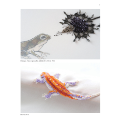 Broderie d'art en perles et paillettes Livre Broderie