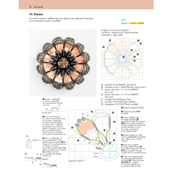 Broderie d'art en perles et paillettes Livre Broderie