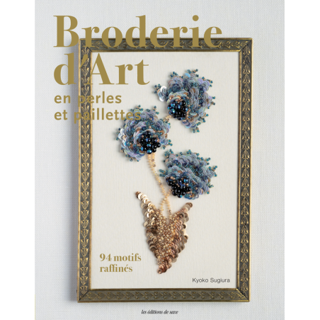 Broderie d'art en perles et paillettes