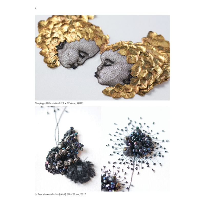 Broderie d'art en perles et paillettes Livre Broderie