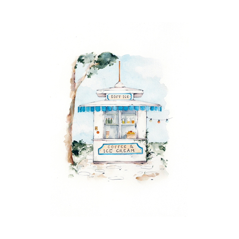 Lieux insolites à l'aquarelle Livre Beaux-arts