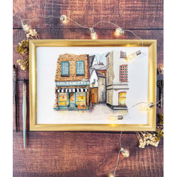 Lieux insolites à l'aquarelle Livre Beaux-arts