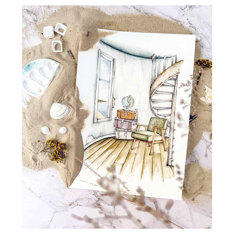 Lieux insolites à l'aquarelle Livre Beaux-arts