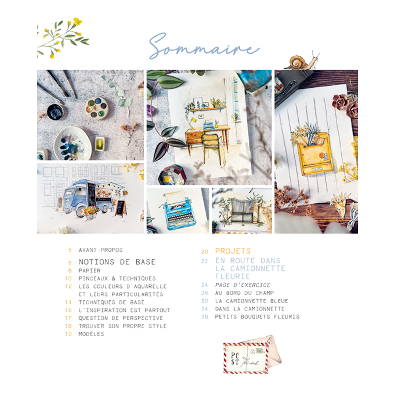 Lieux insolites à l'aquarelle Livre Beaux-arts