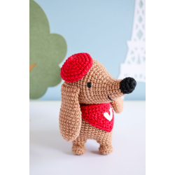 Coffret Marcel le teckel au crochet Livre Crochet