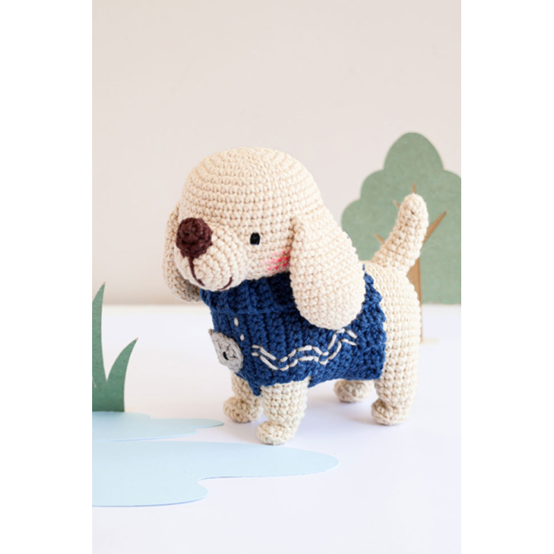 Coffret Ryo le labrador au crochet Livre Crochet