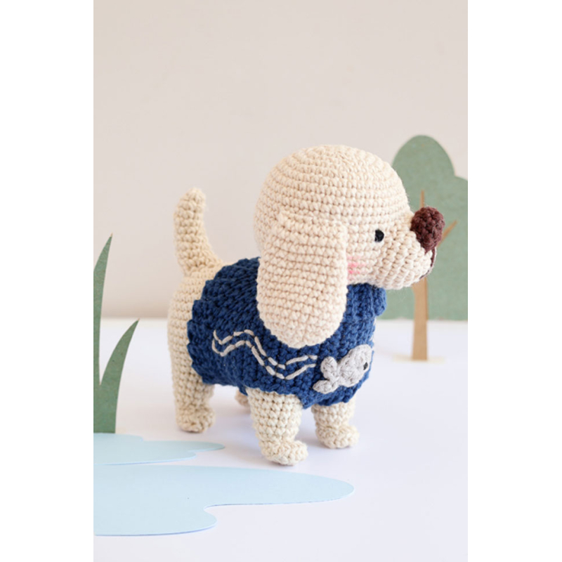 Coffret Ryo le labrador au crochet Livre Crochet