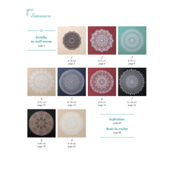 Jolis napperons au crochet Livre Crochet