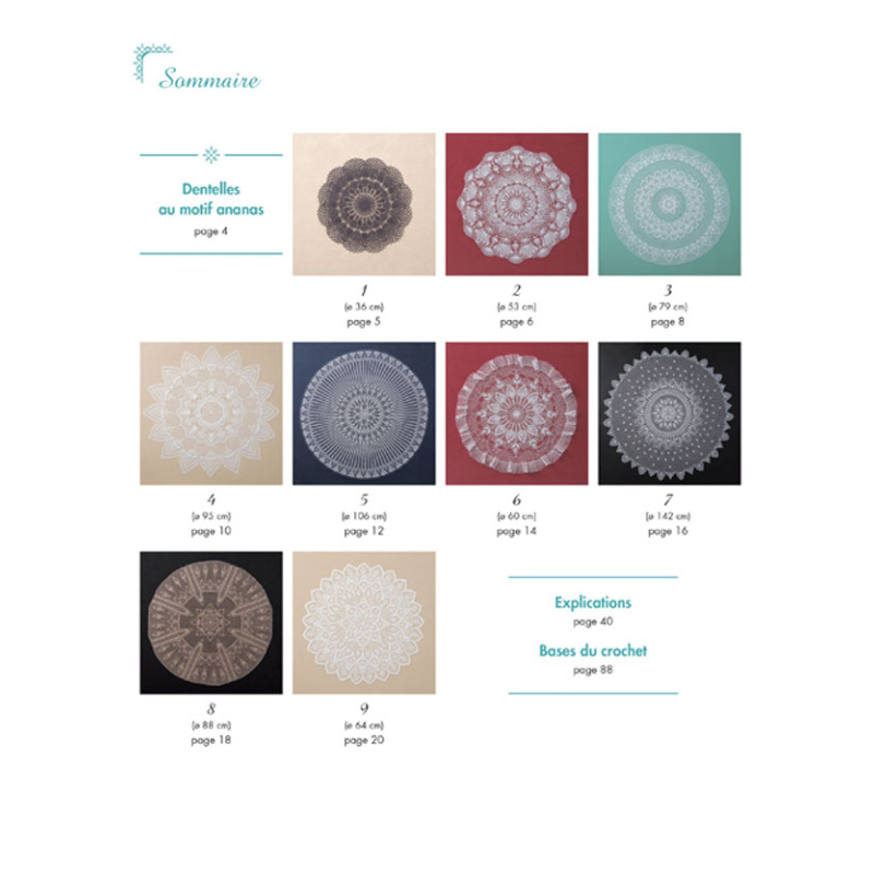 Jolis napperons au crochet Livre Crochet