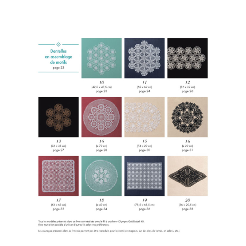 Jolis napperons au crochet Livre Crochet