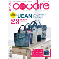 Coudre c'est facile n°95 : Sacs en jeans Magazine Couture