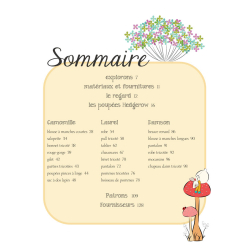 Feutrine folk Livre Tricot