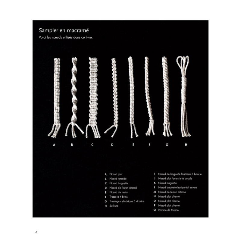 Bijoux & accessoires en macramé Livre DIY