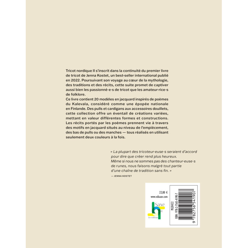 Tricot nordique II Livre Tricot