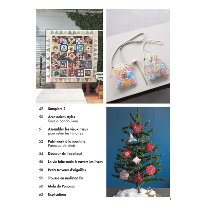 Samplers à l'honneur - Quilts japan N°40 Magazine Patchwork