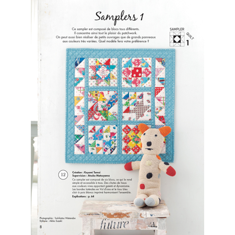 Samplers à l'honneur - Quilt japan N°40 Livre Patchwork